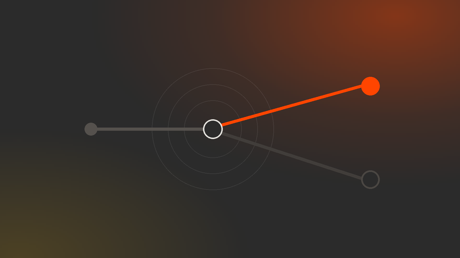 A decision motif on a dark background: one question in the centre, with a cascaded pipeline outcome on one side and a single speech-to-speech model outcome on the other