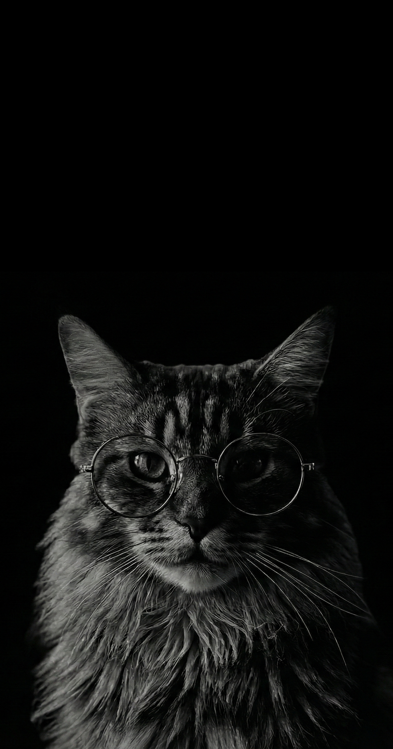 A portrait of a person in a black turtleneck, in profile.